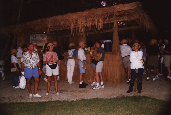 While enjoying your cocktails